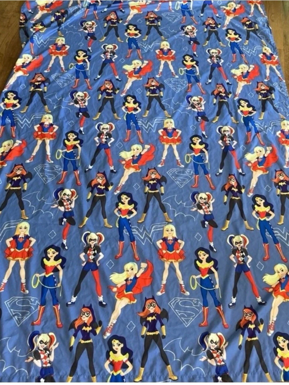 DC SuperHero Girls Twin Flat Sheet Only